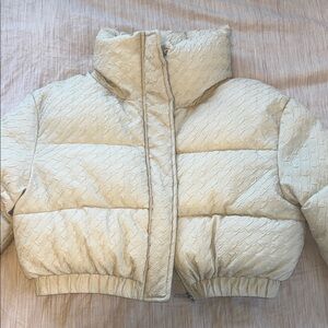 Elodie Cream Puffer Jacket